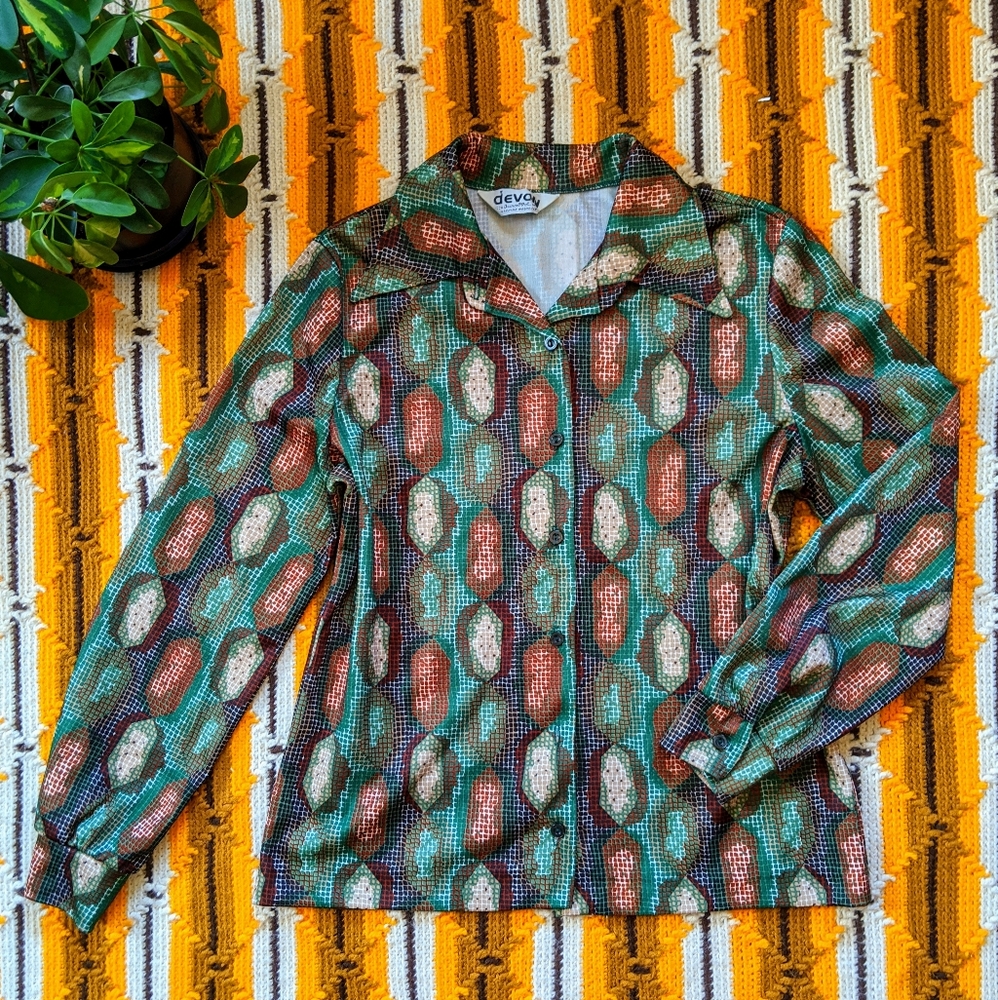 Vintage 70's Button Up